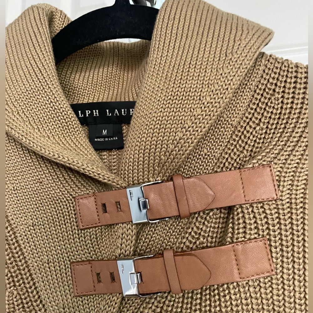 RALPH LAUREN BUCKLE SWEATER
